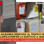 Desmantelan banda dedicada al tráfico de personas y falsificación en la Gustavo A. Madero