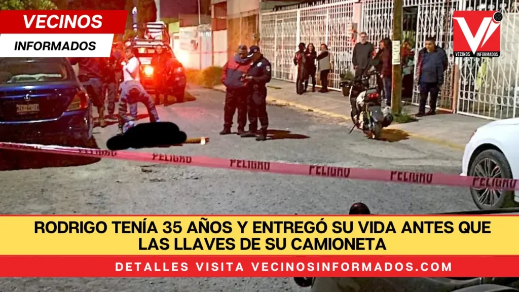 ASESINOS. Rodrigo tenía 35 años y entregó su vida antes que las llaves de su camioneta