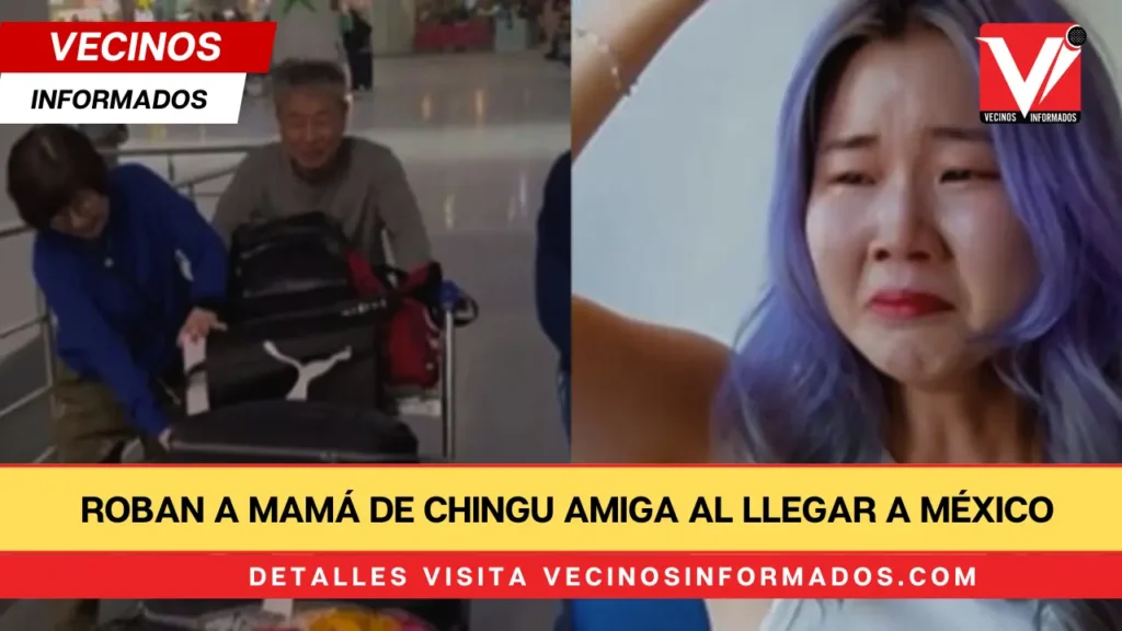 Roban a mamá de Chingu Amiga al llegar a México