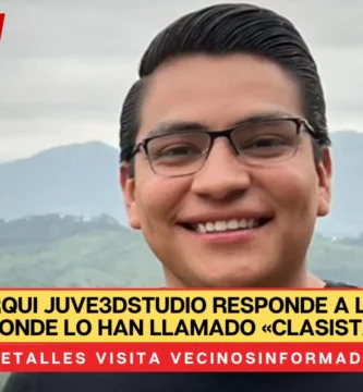 VIDEO El Arqui Juve3DStudio responde a las críticas donde lo han llamado «clasista»