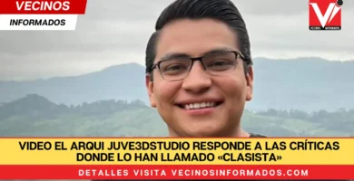 VIDEO El Arqui Juve3DStudio responde a las críticas donde lo han llamado «clasista»