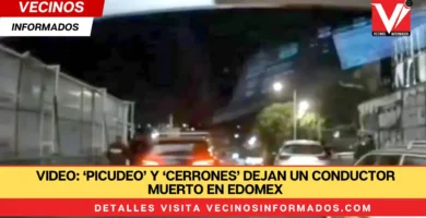 VIDEO: ‘Picudeo’ y ‘cerrones’ dejan un conductor muerto en Edomex