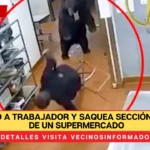 Ataca oso a trabajador y saquea sección de carnes de un supermercado