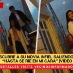 Joven descubre a su novia infiel saliendo de hotel: “hasta se ríe en mi cara” |VIDEO