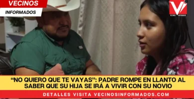 “No quiero que te vayas”: padre rompe en llanto al saber que su hija se irá a vivir con su novio