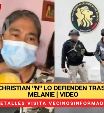 Padres de Christian "N" lo defienden tras agresión a Melanie | VIDEO