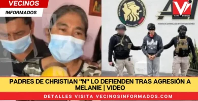 Padres de Christian "N" lo defienden tras agresión a Melanie | VIDEO