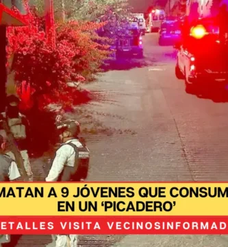 Matan a 9 jóvenes que consumían drogas en un ‘picadero’