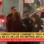 Balean a conductor de camioneta tras altercado vial en Av. de los 100 Metros, en la GAM