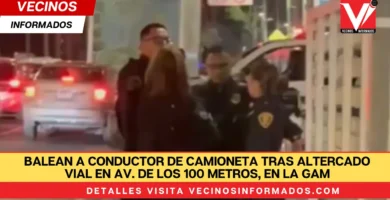 Balean a conductor de camioneta tras altercado vial en Av. de los 100 Metros, en la GAM