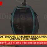 Ante el reporte del reportero, el Servicio de Transporte Eléctrico (STE) Cablebús explicó a qué se debió la detención momentánea del servicio. El transporte, que conecta Indios Verdes con Cuautepec en la alcaldía Gustavo A. Madero, registró este evento debido a que es una acción “normal” entre los teleféricos, y forman parte de los protocolos de seguridad. Aunque el incidente causó inquietud entre los pasajeros, quienes manifestaron su nerviosismo en redes sociales por la altura y la falta de movimiento, el Sistema de Transporte Público Cablebús explicó que este tipo de detenciones momentáneas son normales. Asimismo, aseguraron que no se registró ningún incidente y tampoco representó algún riesgo para los pasajeros e informaron que el servicio se reanudó en pocos minutos.