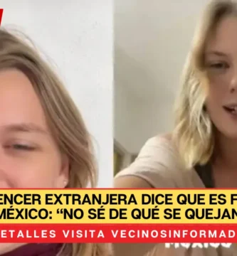 VIDEO Influencer extranjera dice que es fácil vivir en México: “No sé de qué se quejan”