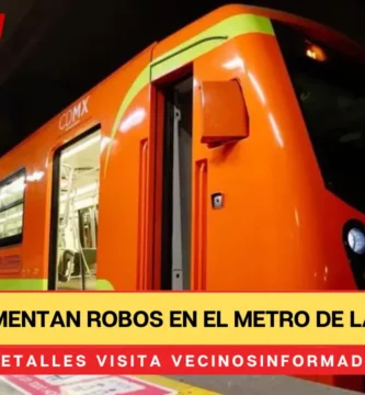 Incrementan robos en el Metro de la CDMX
