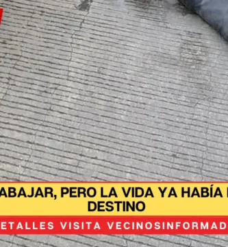 Él iba a trabajar, pero la vida ya había decidido su destino