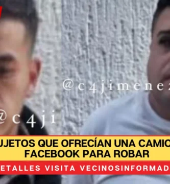 Caen sujetos que ofrecían una camioneta en Facebook para robar a los compradores en la Gustavo A. Madero