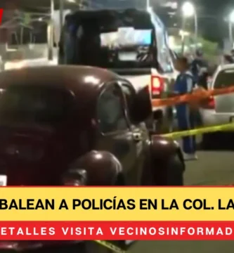Sujetos balean a policías en la col. La Pastora