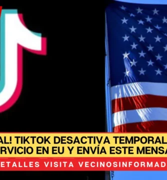 ¡Es oficial! TikTok desactiva temporalmente su servicio en EU y envía este mensaje