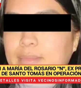Detienen a María del Rosario "N", ex presidenta municipal de Santo Tomás en Operación Enjambre