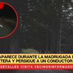 Niño aparece durante la madrugada en una carretera y persigue a un conductor | VIDEO