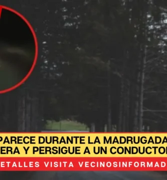 Niño aparece durante la madrugada en una carretera y persigue a un conductor | VIDEO