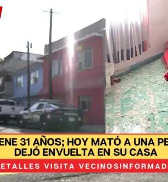 Alberto tiene 31 años; hoy mató a una persona y la dejó envuelta en su casa