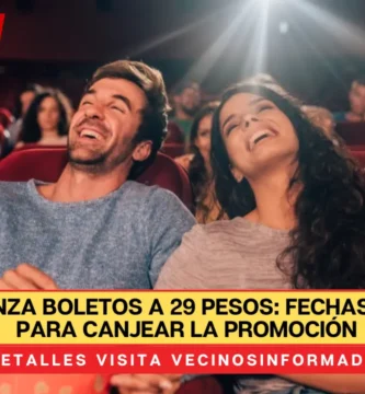 Cinemex lanza boletos a 29 pesos: Fechas y horarios para canjear la promoción