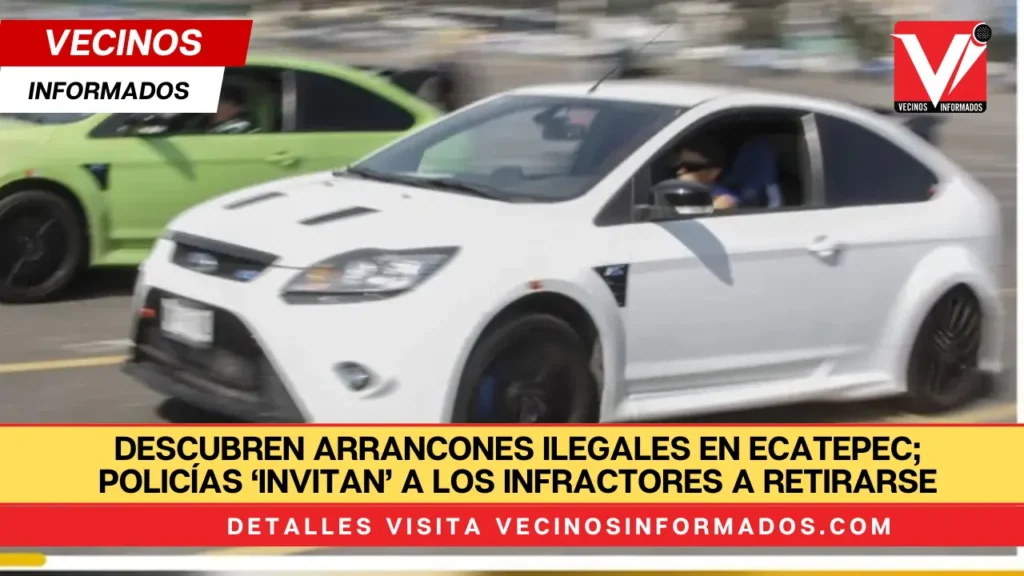 Descubren arrancones ilegales en Ecatepec; policías ‘invitan’ a los infractores a retirarse