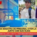 Juana era maestra de primaria; ayer la mataron junto con sus hijos