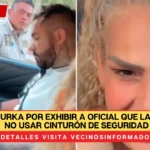 Critican Niurka por exhibir a oficial que la multó por no usar cinturón de seguridad