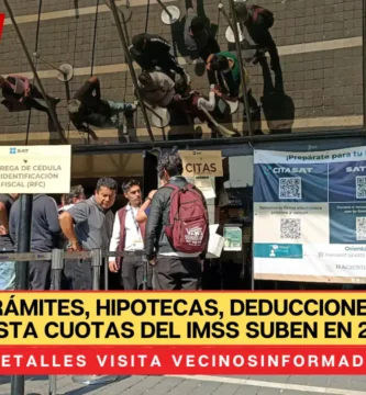 Multas, trámites, hipotecas, deducciones del SAT y hasta cuotas del IMSS suben en 2025