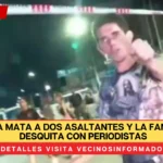 Policía mata a dos asaltantes y la familia se desquita con periodistas: “vinieron a matarnos” | VIDEOS