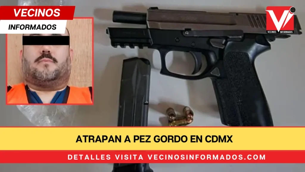 Atrapan a pez gordo en CDMX