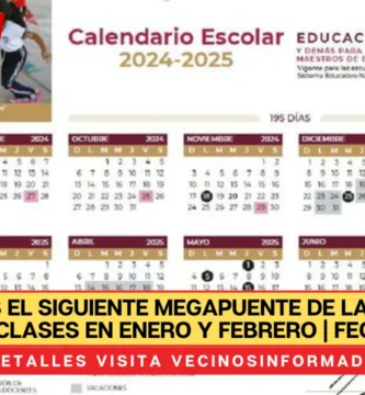 ¿Cuándo es el siguiente Megapuente de la SEP?; 4 días sin clases en enero y febrero | FECHAS