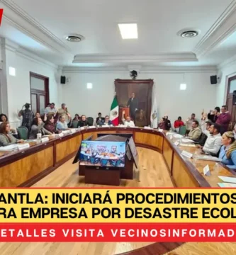 Tlalnepantla: iniciará procedimientos penales contra empresa por desastre ecológico