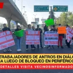 Dueños y trabajadores de antros en diálogo con la Fiscalía luego de bloqueo en Periférico Norte