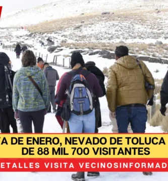 En lo que va de enero, Nevado de Toluca recibió más de 88 mil 700 visitantes