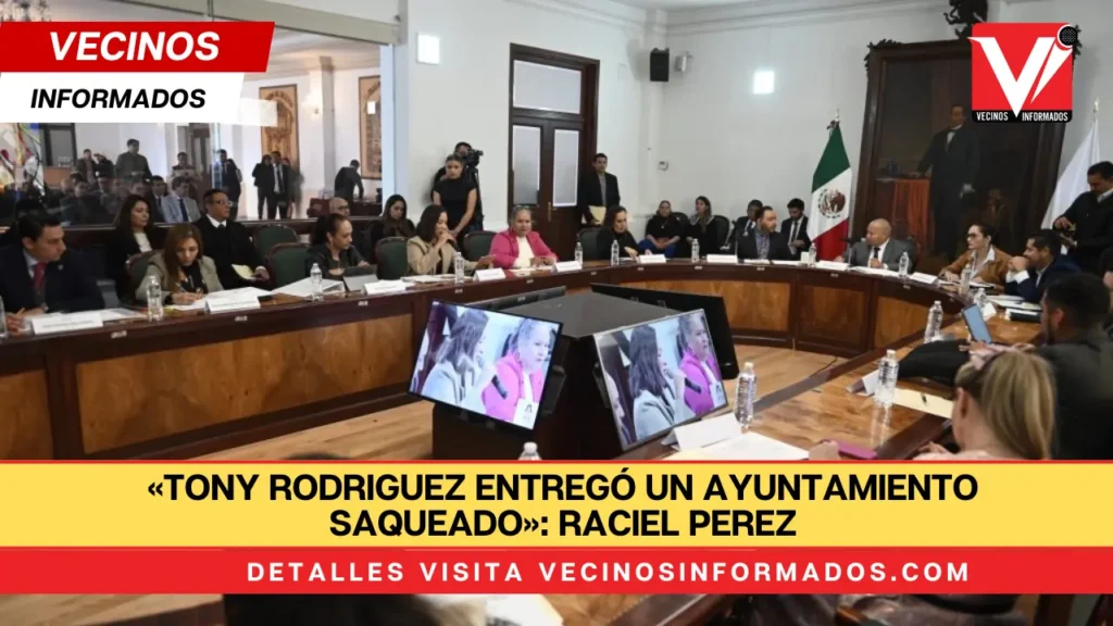 «Tony Rodriguez entregó un ayuntamiento saqueado»: Raciel Perez