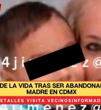 Niño pierde la vida tras ser abandonado por su madre en CDMX