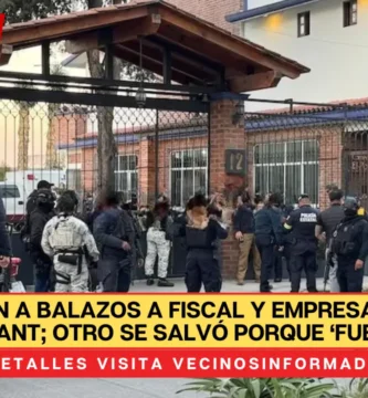Matan a balazos a fiscal y empresario en restaurant; otro se salvó porque ‘fue al baño’