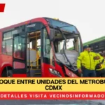 Fuerte choque entre unidades del Metrobús y RTP en CDMX