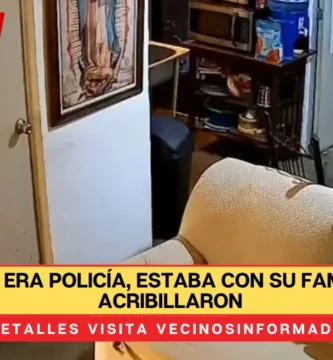 VIDEOS: Luis era policía, estaba con su familia y ahí lo acribillaron