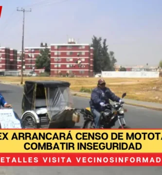 En Edomex arrancará censo de mototaxis para combatir inseguridad