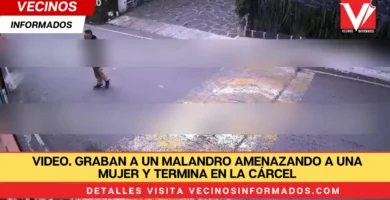 VIDEO. Graban a un malandro amenazando a una mujer y termina en la cárcel
