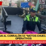 Se llevan al corralón 55 “motos chuecas” tras operativos en las colonias La Pastora y Jorge Negrete Gustavo A. Madero