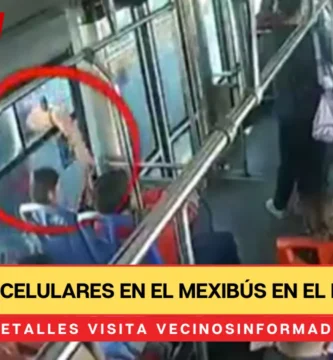 R0ban celulares en el Mexibús en el Edomex