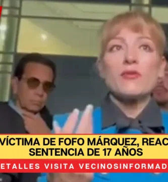 Edith “N”, víctima de Fofo Márquez, reacciona a la sentencia de 17 años