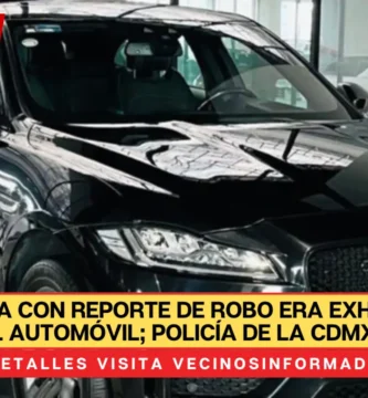 Camioneta con reporte de robo era exhibida en el Museo del Automóvil; policía de la CDMX recupera el vehículo