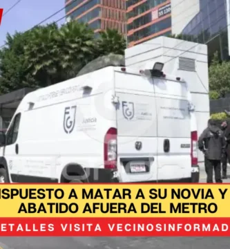 Él iba dispuesto a matar a su novia y terminó abatido afuera del Metro