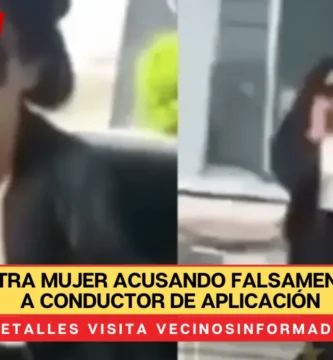 Exhiben a otra mujer acusando falsamente de abuso a conductor de aplicación