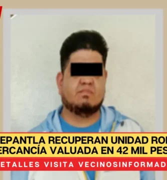 En Tlalnepantla recuperan unidad robada con mercancía valuada en 42 mil pesos